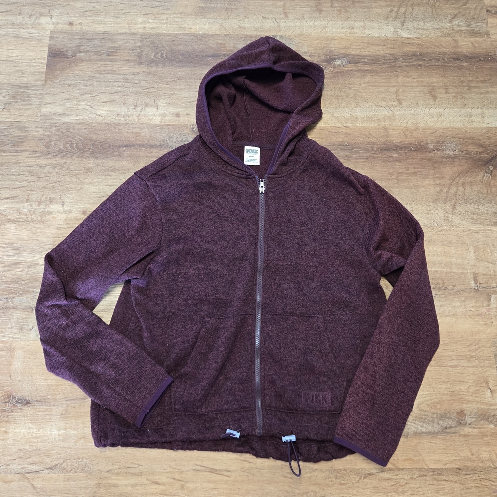 PINK Victoria's Secret Maroon Hoodie Medium